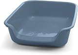 Katzenklo - Savic Junior - blau - offen - niedriger Einstieg - ideal für Kätzchen & ältere Katzen - leicht zu reinigen - 56x39x13 cm