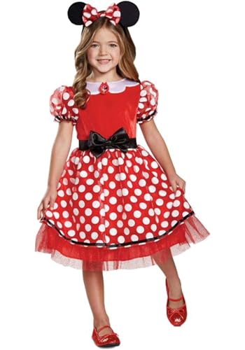 Disfraz Clásico Minnie Mouse para Niñas Talla 4/6