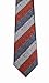 Vizakiss Men's Copper Navy Blue Grey Geometric Striped Patterned Ties Burnt Orange Trendy Fashion Business Neckties