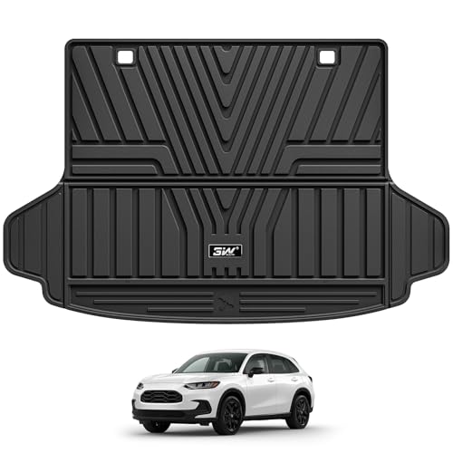 3W Cargo Liner Compatible for Honda HR-V 2023-2026 & Acura ADX 2025, All Weather Protection Waterproof Car Mat, TPE Cargo Trunk Mats, Black(Include Hybrid) (Not fit Premium Audio System) 4.