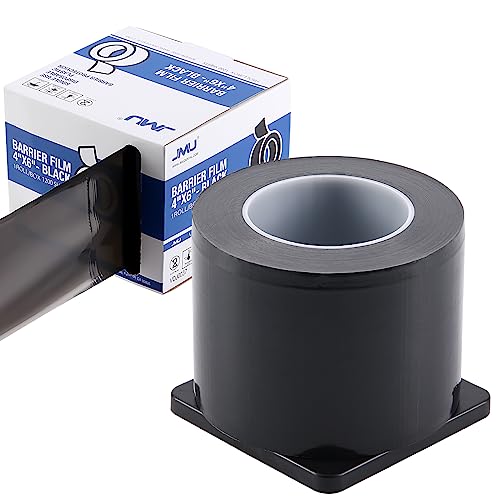 JMU Black Barrier Film 4" x 6", Barrier Film Tattoo 1200 Sheets Barrier Tape