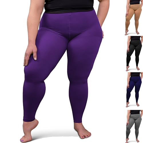 Image of ABSOLUTE SUPPORT Plus Size Compression Stockings for Women 20-30 mmHg, Improve Legs Circulation, Swelling & Pain, A717PS