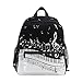QMIN Kinder-Rucksack mit Musiknoten, Klavierschlüssel, kleine Kleinkinder, Vorschul-Schultertasche, Reisen, Elementar, Kindergarten, Schulranzen für Mädchen Jungen und Kinder
