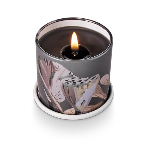 Image of Illume Demi Vanity Tin Candle, Woodfire