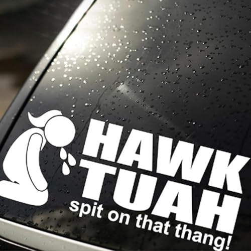 znutc Hawks Tush Autoaufkleber, 5 Stück Spit That Thang Girl Sticker, Lustige Meme Stickers, Kreative Urkomische Parodie Aufkleber, Wasserfester Hawks Tuah Aufkleber für Laptops und Autozubehör – Bild 5