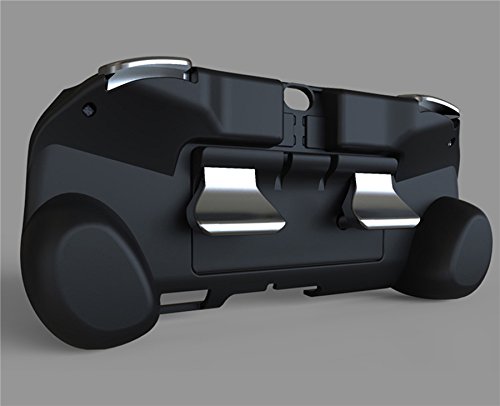L3 R3 Matte Hand Grip Handle Joypad Stand Case With L2 R2 Trigger Grips Handel Holder Button For Ps Vita Psv 1000 （Black） #TOP2