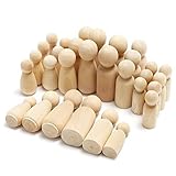 Kann mit Acrylfarben anmalen und ihnen aus Filz individuelle Kleidung schneidern.