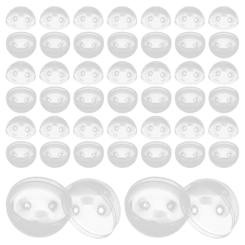 Cápsulas de 32 mm transparentes y vacías para máquinas de chicles y juguetes, 250 uds 1