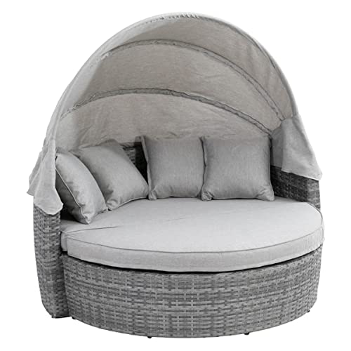 greemotion Sonneninsel Bali, Lounge-Insel aus Polyrattan, ca. 160 x 150 x...