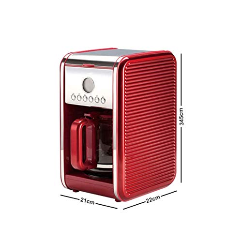 KJFSTJHMM Haushaltsfilter-Kaffeemaschine, 1,8-Liter-Kaffeemaschine, LCD-Display, programmierbarer 24-Stunden-Timer… – Bild 4