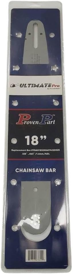 Proven Part 18In Chainsaw Bar .325 .063 74DL Fits Stihl MS 341, MS 360, MS 360 C, MS 360 Pro, MS 360 183RNBD025