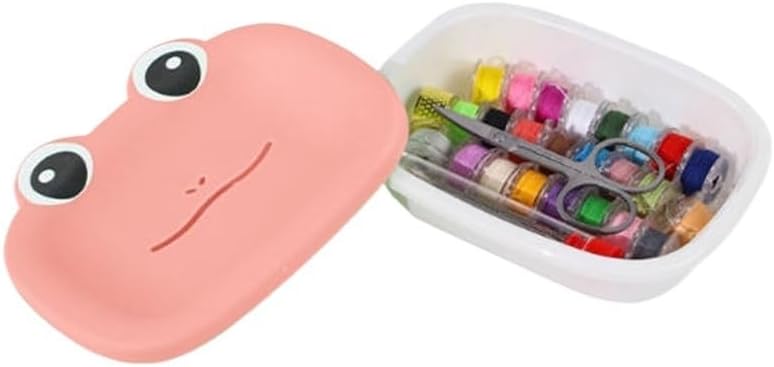 LWECMGSA Multi-Functional PP Portable Sewing Kit Needle Thread Box Set