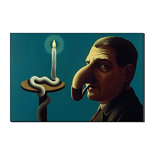 Peinture Magritte sur toile pour sublimer la décoration murale du salon