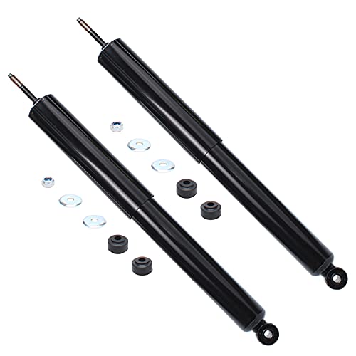 Image of Detroit Axle - Rear 2pc Shock Absorbers for Ford E-150 E-250 Econoline E-350 Club Wagon E-450 Super Duty, 2 Complete Shock Absorbers Assembly Set Replacement