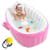 Facile à transporter : avec sa taille compacte et son gonflage et dégonflage faciles, cette baignoire pour enfant est parfaite pour les voyages. Il se replie facilement pour le rangement et est adapté pour une utilisation à la maison ou en déplacement.