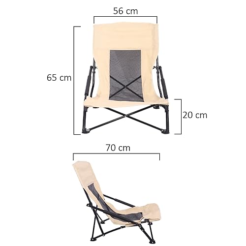 Image of YATAI Patio Lounge Low Height Chair with Arm Rest for Reading with cusion Garden Chair Outdoor Reclining Chair Recliner with Adjustable Headrest Support for Camping Picnic Swimming Pool Beach