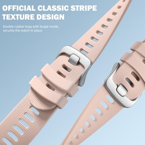 Image of GEAK Compatible with Garmin Forerunner 245 /645 /55 Watch Band /645 /245 Music Band, 20mm Sport Watch Band Compatible with Garmin Vivoactive 6 5 3 /Venu /Venu SQ,Soft Strap for Galaxy Watch 7 /6 /5 /4