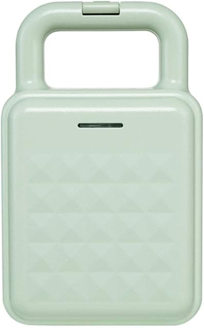 DEF Portable Sandwich Breakfast Maker Toast Press Toaster Multifunctional Grilling MachineLED Indicator Non-stick Coating Easy to Clean (Color : Light green)