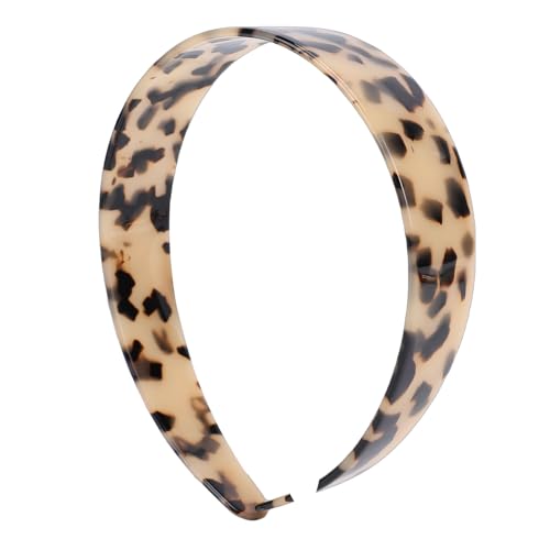 Ycauty Bandeau élastique antidérapant réglable - Bandeau tendance antidérapant pour femmes et filles, bandeau de cheveux extensible confortable pour fête, travail, sport, usage quotidien (Ljus färg)