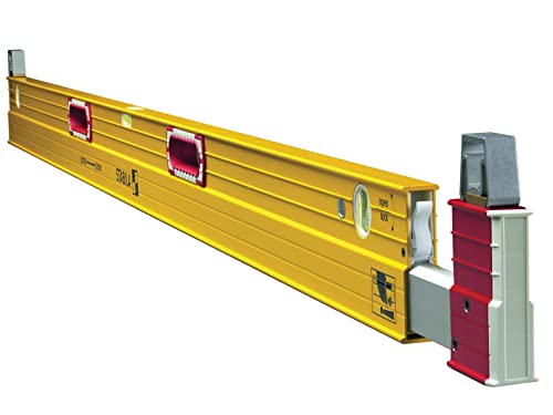 STABILA Teleskop-Wasserwaage Type 106 T, 213 – 376 cm, mit Abstandhaltern
