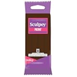 Polyform Sculpey Premo Polymer Oven-Bake Clay, Burnt Umber Brown, Non Toxic, 1 lb. bar, Great for jewelry making, holiday, DIY, mixed media and more. Premium clay perfect for clayers and artists.