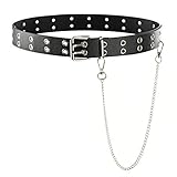 Punk Gürtel - Dieser Damengürtel eignet sich nicht nur für Party, sondern auch für das tägliche Leben und kann als Geschenk für sich selbst und Freundinnen verwendet werden.