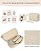 Weekender Bags for Women, Large Duffle Travel Tote Bag with Shoe Compartment,Personal Item Carry On Overnight Hospital Bag with Trolley Sleeve, Beige-XL