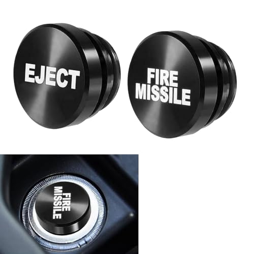 fasebeek 2 PCS Car Cigarette Lighter Plug Cover, Dustproof Covers Replacements, Aluminum Vehicles Parts, Waterproof Interior Decoration, Universal for Most Cars, Trucks, Motorcycles (Black)