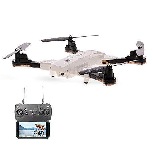 RC Drohne FM600 Faltbarer Selfie Klapp Quadcopter - TK117-1 Dark Pro mit 720P Kamera WiFi FPV Unterstützung und Optische Flusspositionierung