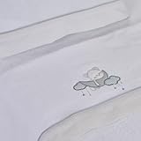 10XDIEZ Juego sábanas Cuna coralina (386 Gris - Maxicuna)