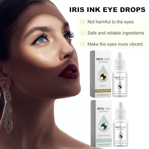 Augenfarbwechsel-Tropfen, Farbwechsel-Augentropfen Tropfen Zur Änderung Der Augenfarbe Tropfen Ändern Ihre Augenfarbe,Farbwechselnde Augentropfen Erhellen Und Erhellen Ihre Augenfarbe (C)