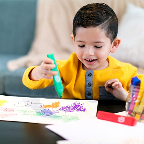 Crayola Triangle Toddler Markers 8ct, Easy Grip Washable Markers - image 8