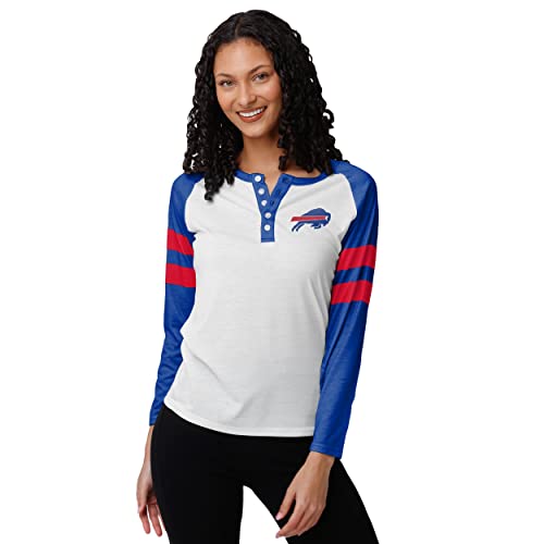 Camisa de manga larga NFL Henley FOCO para domingos de partido en casa