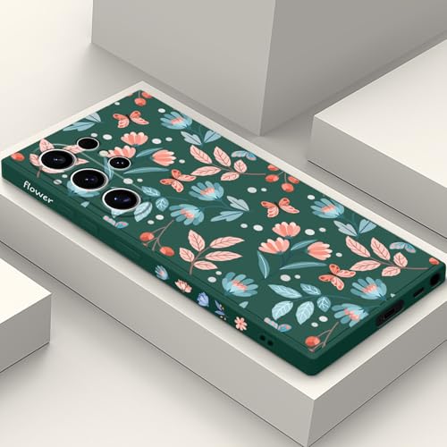 Coque Samsung S24 Ultra silicone vert souple fine 6.8"