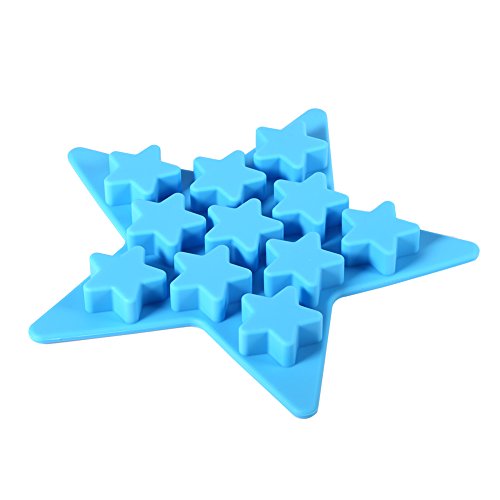 Molde de silicona para hielo en forma de estrella miniatura 2