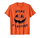 Personalized Atlas O'Lantern Halloween Pumpkin Costume T-Shirt