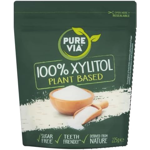 Pure Via 100% Xylitol Sugar Substitute 225G Cover