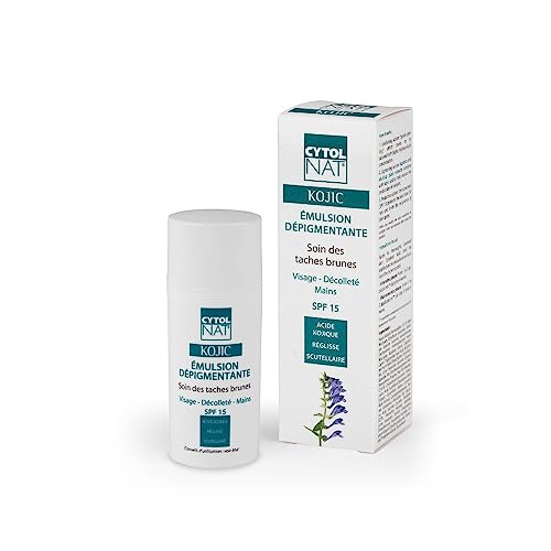Cytolnat Kojic - Tratamiento Manchas Oscuras - Rostro, Escote, Manos - Piel Sensible - Disminuye y Frena la Aparición de Manchas Oscuras (Sol, Envejecimiento de la Piel, Hormona del Embarazo) - 30 ml