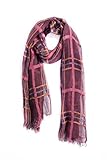 Ivylife Women's Scarf, 86' x43' Elegant Dark Red Oversized Pashmina Wrap