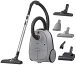 AEG 6000 Bagged Vacuum Cleaner AB61A5UG, Cleaning Made Easy with Powerful Performance, Vacuum Cleaner suitable for Animal Pet Hair, Hard Floor and Carpet, Odour Filter, One Anti-odour S-bag included