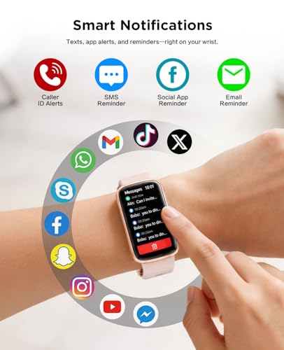 Image of SOUYIE Smart Watch Fitness Trackers for Women, 24 /7 Health Activity Monitor