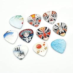 TPfocus Lot de 3 médiators de guitare électrique de style national pour guitare acoustique, classique, électrique… - Les Beatles, Paul McCartney, John Lennon, RIngo Starr, George Harrison