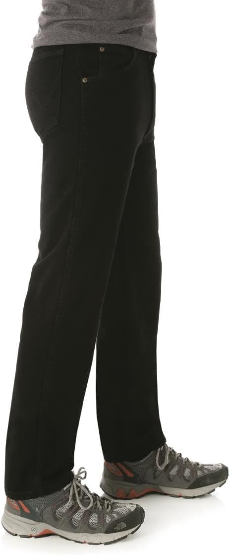 Wrangler Men's Rugged Wear Classic Fit Jeans Black W36 L32 - Image 3