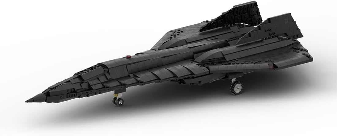 1/35 SR-72 Hypersonic Military Drone Building Kit, Military Series Building Blocks Set MOC-156330 Creative Aircraft for Teen Adults (1540PCS), X38326714QU