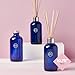 Capri Blue Aloha Orchid Reed Diffuser Set - Includes Reed Diffuser Sticks, Fragrance Oil, and Glass Bottle - Luxury Scented Room Fresheners - Cobalt Blue (8 fl oz)
