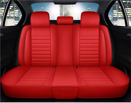Housse de siège voiture universelle imperméable rouge protection arrière Fiat