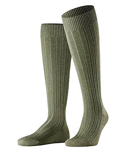 FALKE Herren Teppich Im Schuh M KH Wool Long Plain 1 Paar Kniestrümpfe, Herb (7754), 6-7