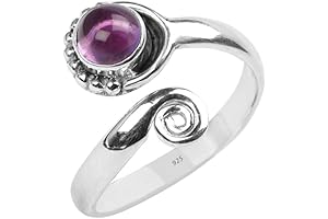 Amethyst Stone Toe Ring for Women: Adorn Your Feet with Regal Grace