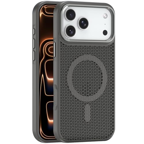 XINYANDIN KpΏiPhone 17 Pro Max/17 Pro/17 Air/17 p}OlbgP[XAXȃtXgMP[XA^t[YیJo[t,O[,17