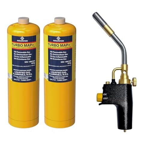 Super Total Fire Blow Torch Kit with Gas Cover